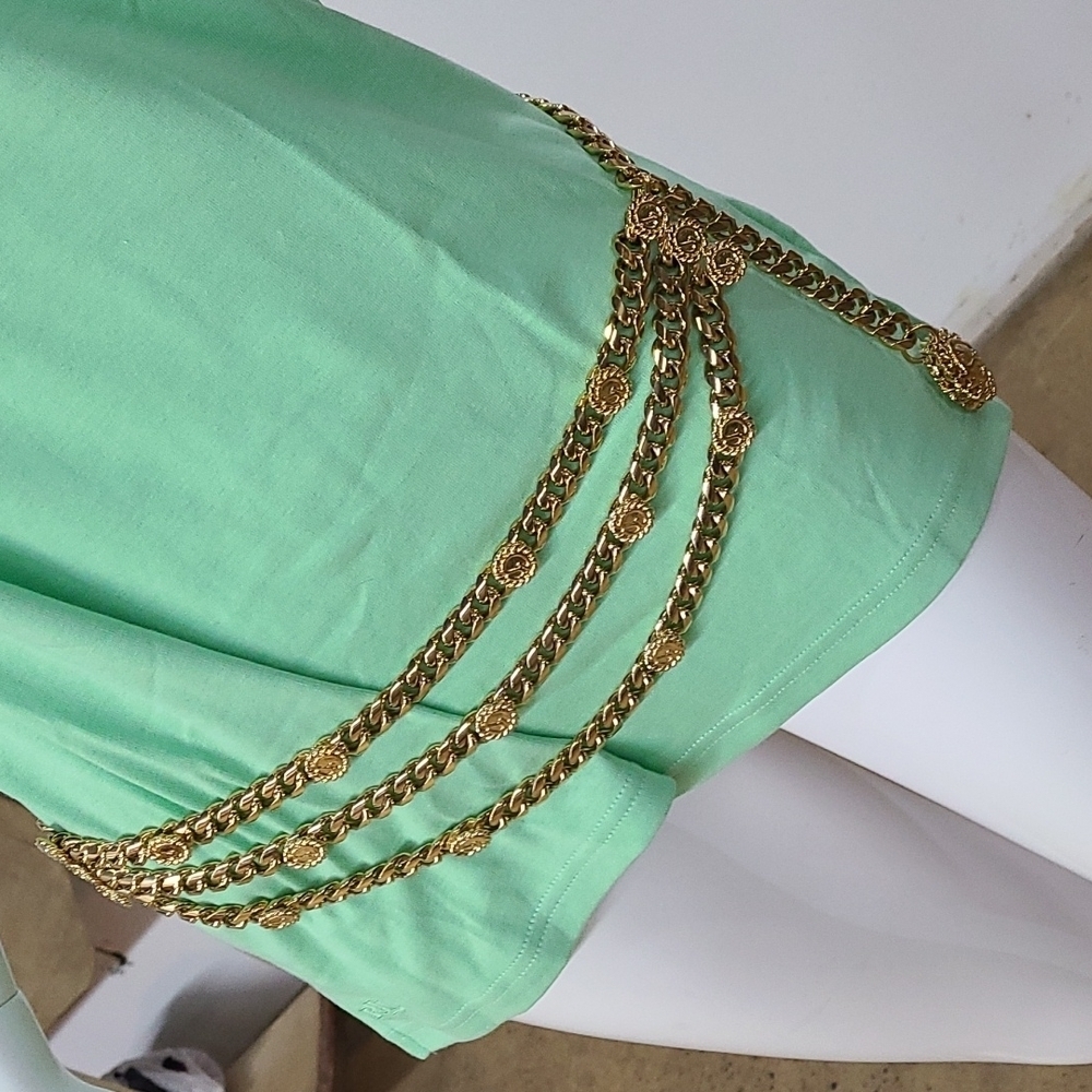 Gold Medallion Vintage Belt